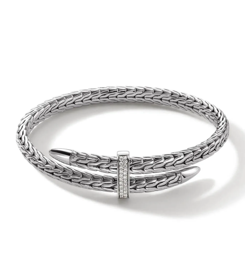 Kami Chain Band Ring, Sterling Silver - Görsel 3
