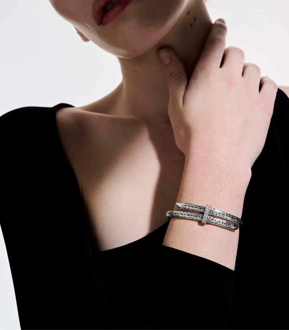 Kami Chain Band Ring, Sterling Silver - Görsel 4